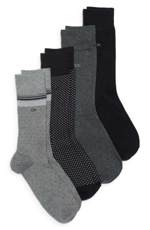 4-Pack Assorted Dress Socks