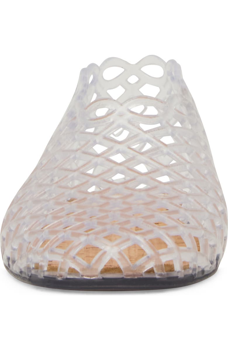 Steve Madden Kids' Grove Jelly Flat, Alternate, color, Clear