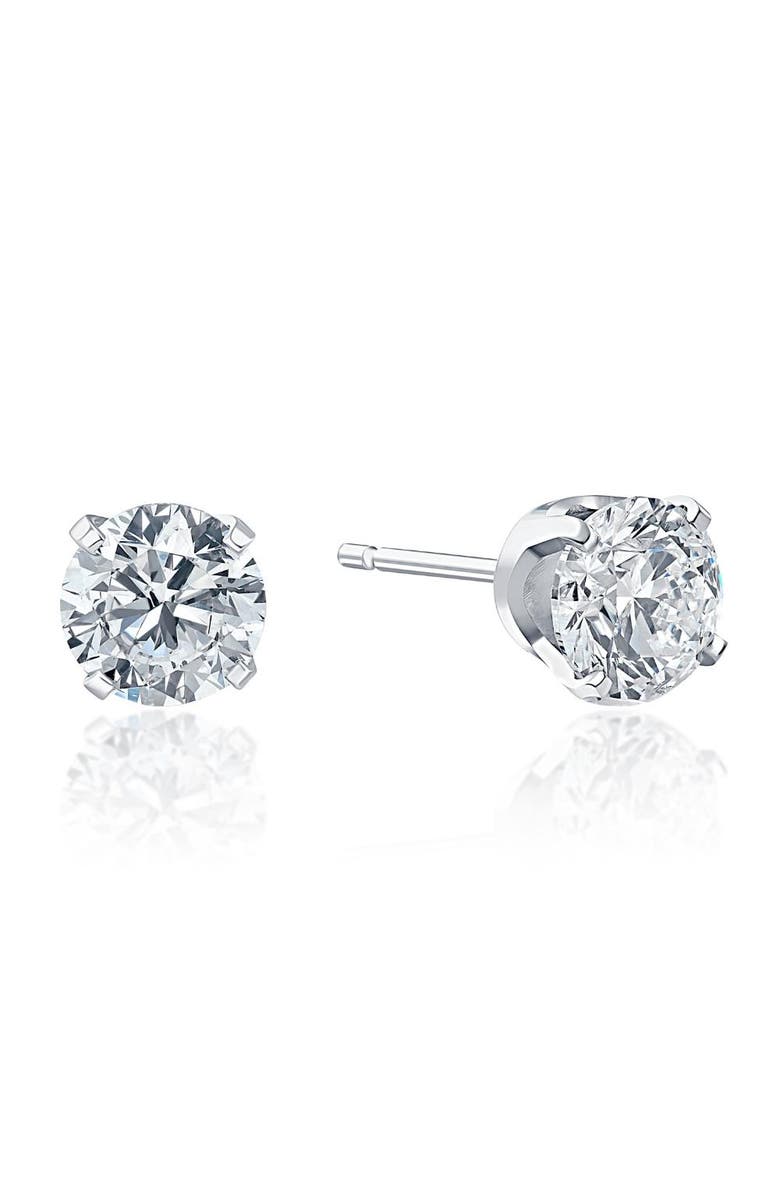 Bliss Diamond 1 Carat (ctw) Diamond Studs in 14k or Gold Lab Grown, Alternate, color, 14K Yellow Gold
