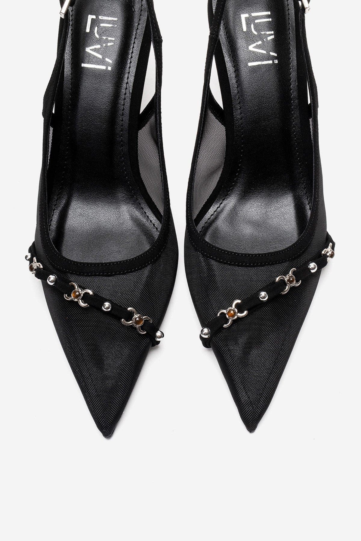 Prologue Shoes Pioren Stiletto Pump, Alternate, color, Black