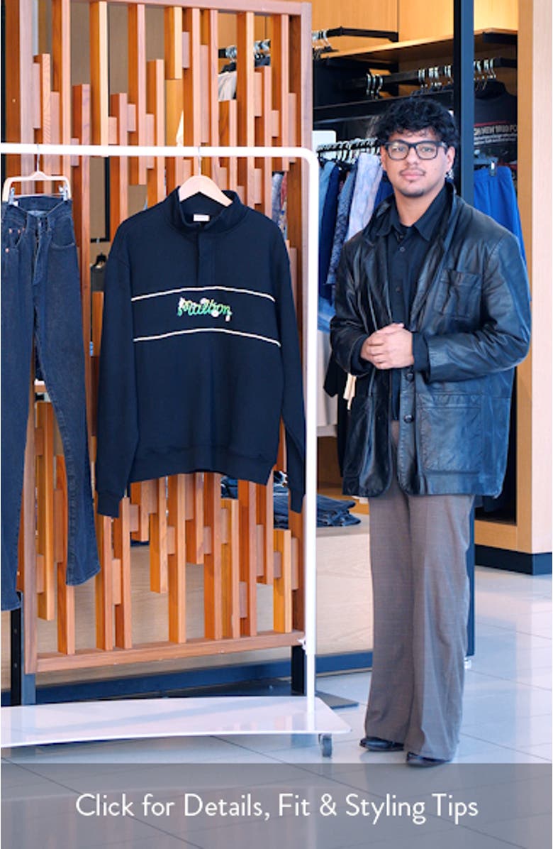 Grateful Dead Quarter Zip Sweatshirt, sales video thumbnail