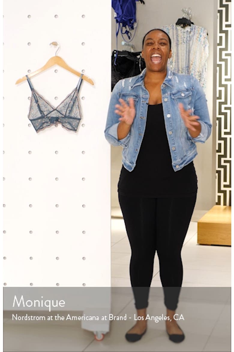 Floral Lace Longline Bralette video