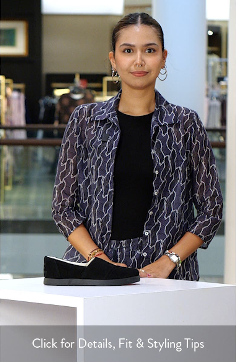 x Jamie Mizrahi Alp FWD Water Repellent Suede Slip-On Espadrille, sales video thumbnail