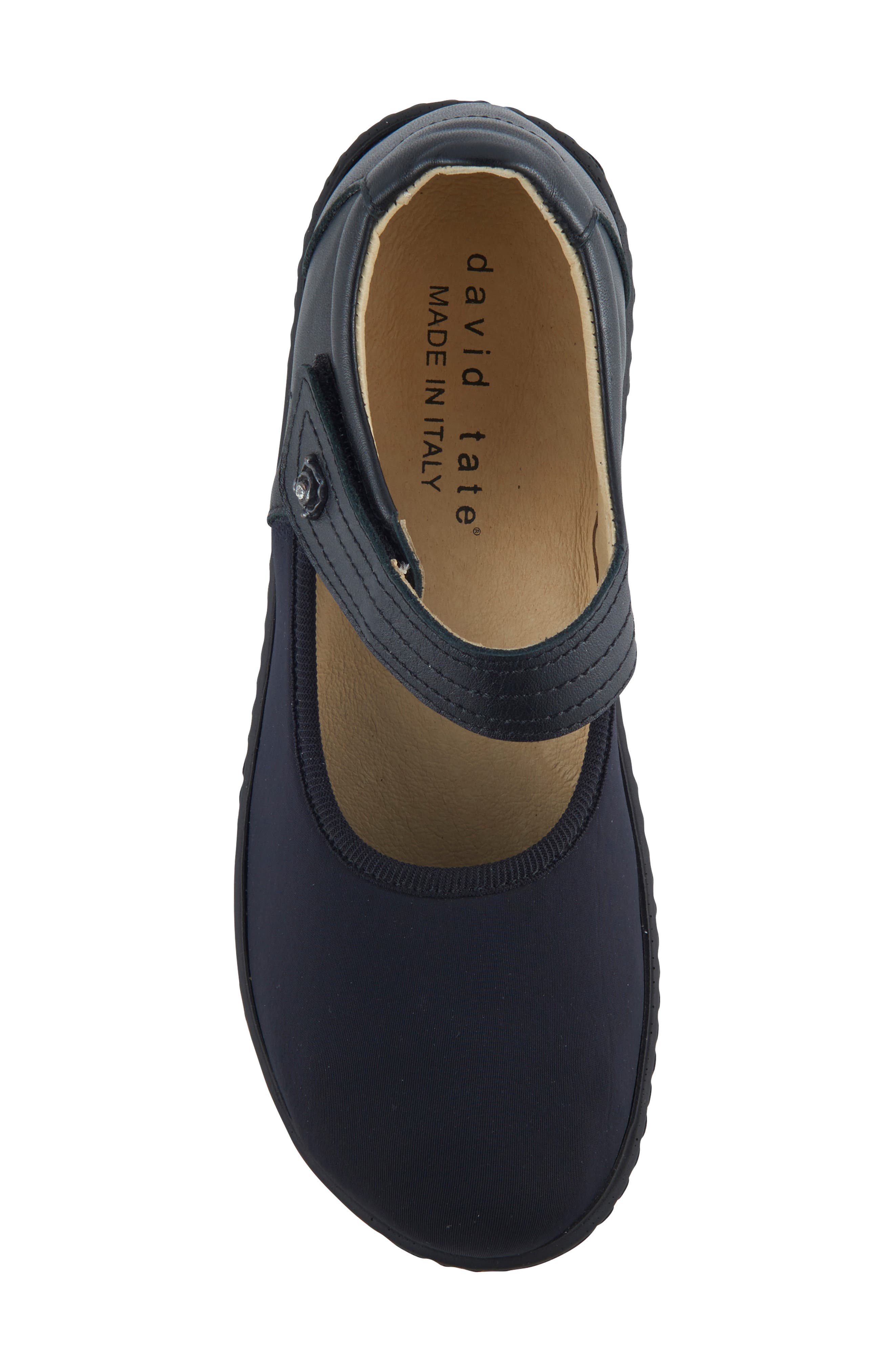 David Tate Everly Mary Jane Flat, Alternate, color, Black