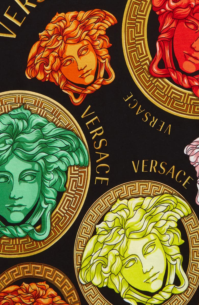 Versace Kids' Medusa Amplified Print Cotton T-Shirt, Alternate, color,