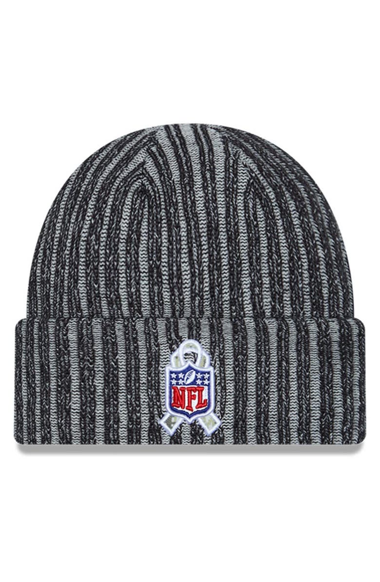 New Era Men's New Era  Black New York Giants 2023 Salute To Service Cuffed Knit Hat, Alternate, color, 