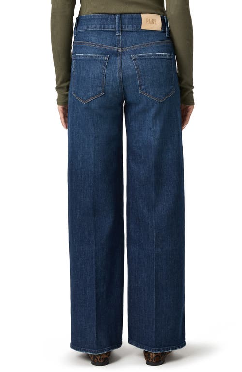 Paige Sasha High Waist Wide Leg Jeans In Blue