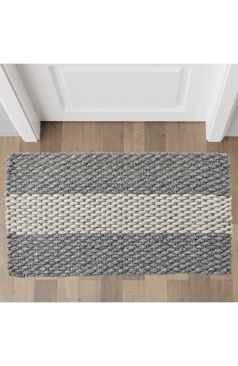 tag Handwoven Doormat, Alternate, color, Gray