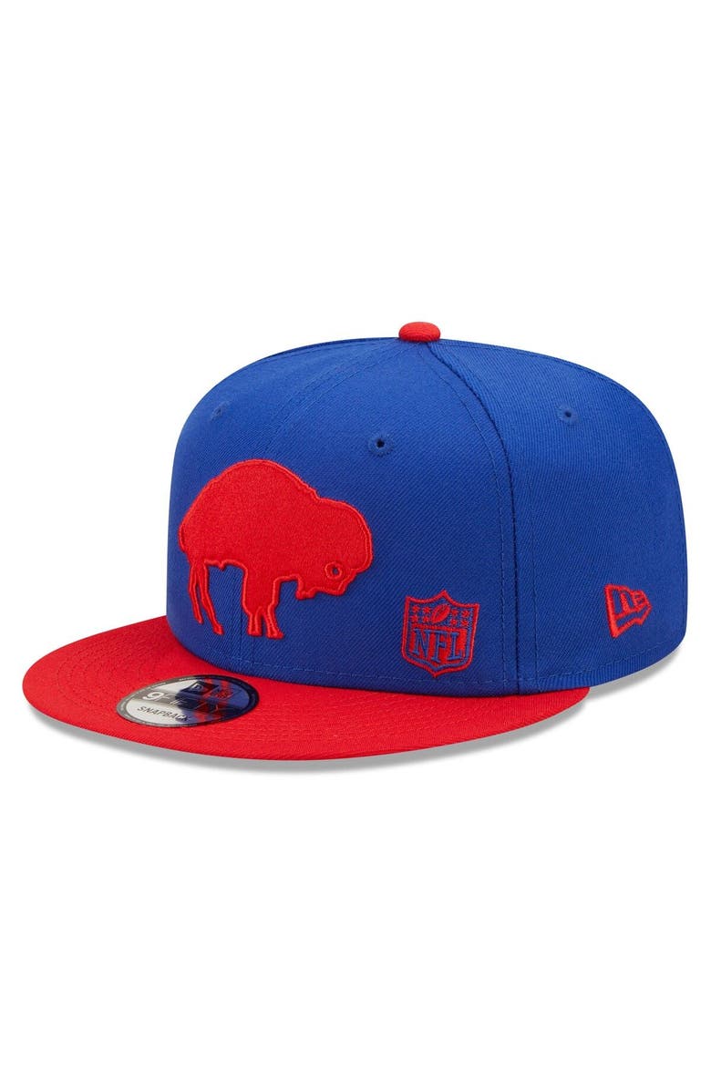 New Era Men's New Era  Royal/Red Buffalo Bills  Flawless 9FIFTY Snapback Hat, Main, color, 