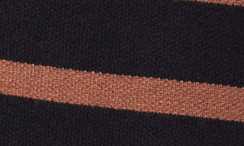 Scotch & Soda Stripe Knit Skirt In Black