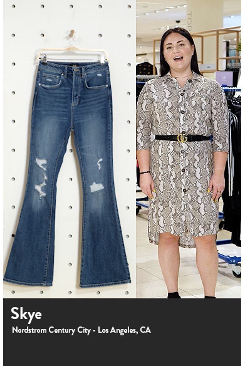 Kayne Distressed Flare Jeans video