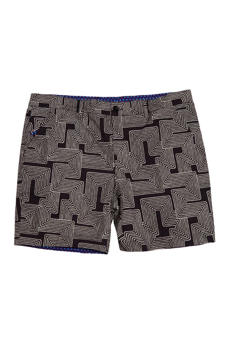 Inter Twine Mens Flat Front Short, Alternate, color, INTER TWINE BLACK