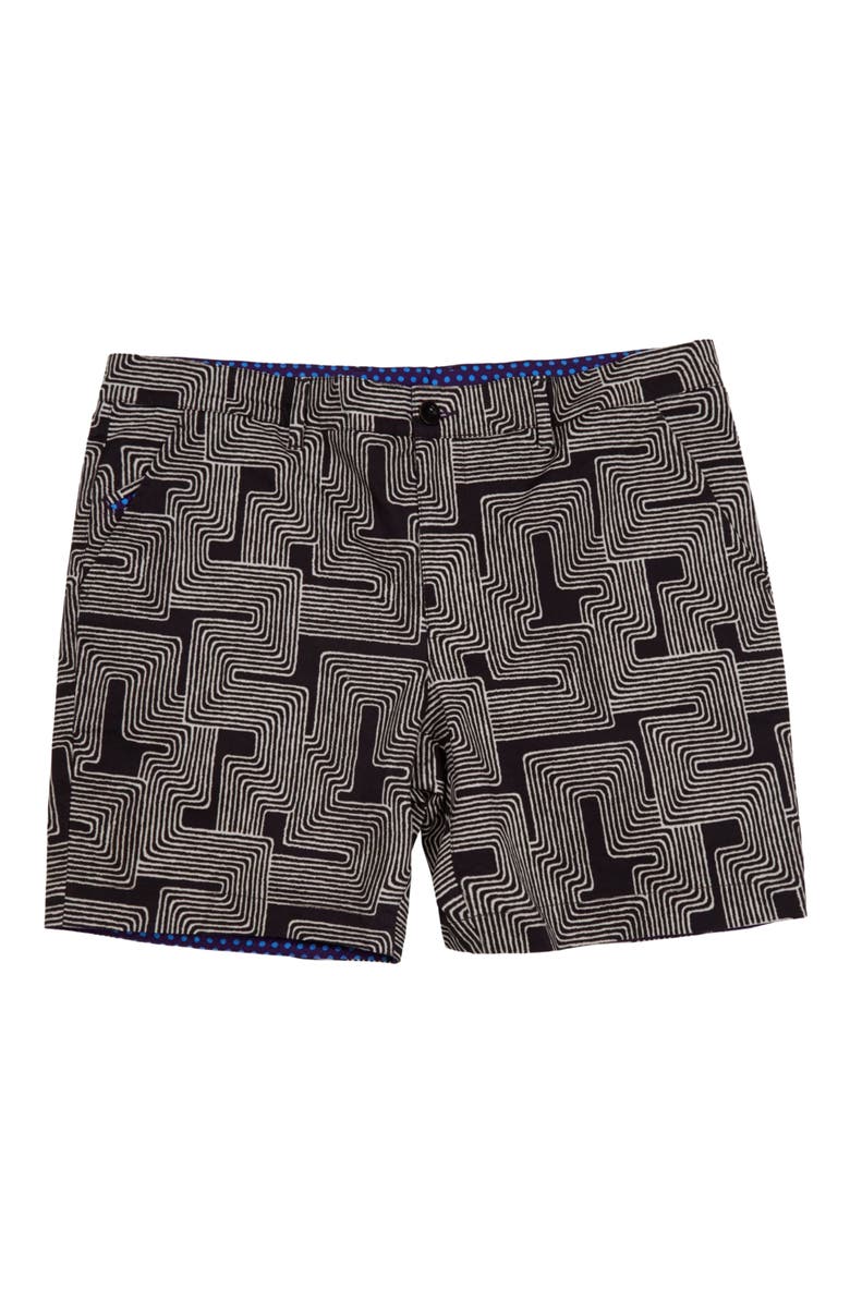 Lords of Harlech Inter Twine Mens Flat Front Short, Alternate, color, Inter Twine Black