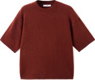 MANGO Short Sleeve Sweater