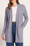 matty m. Claire Longline Open Front Cardigan