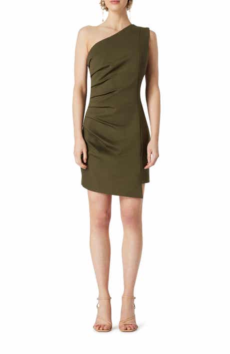 Elliatt Nada Asymmetric Hem One-Shoulder Dress