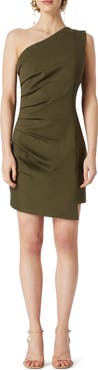 Elliatt Nada Asymmetric Hem One-Shoulder Dress