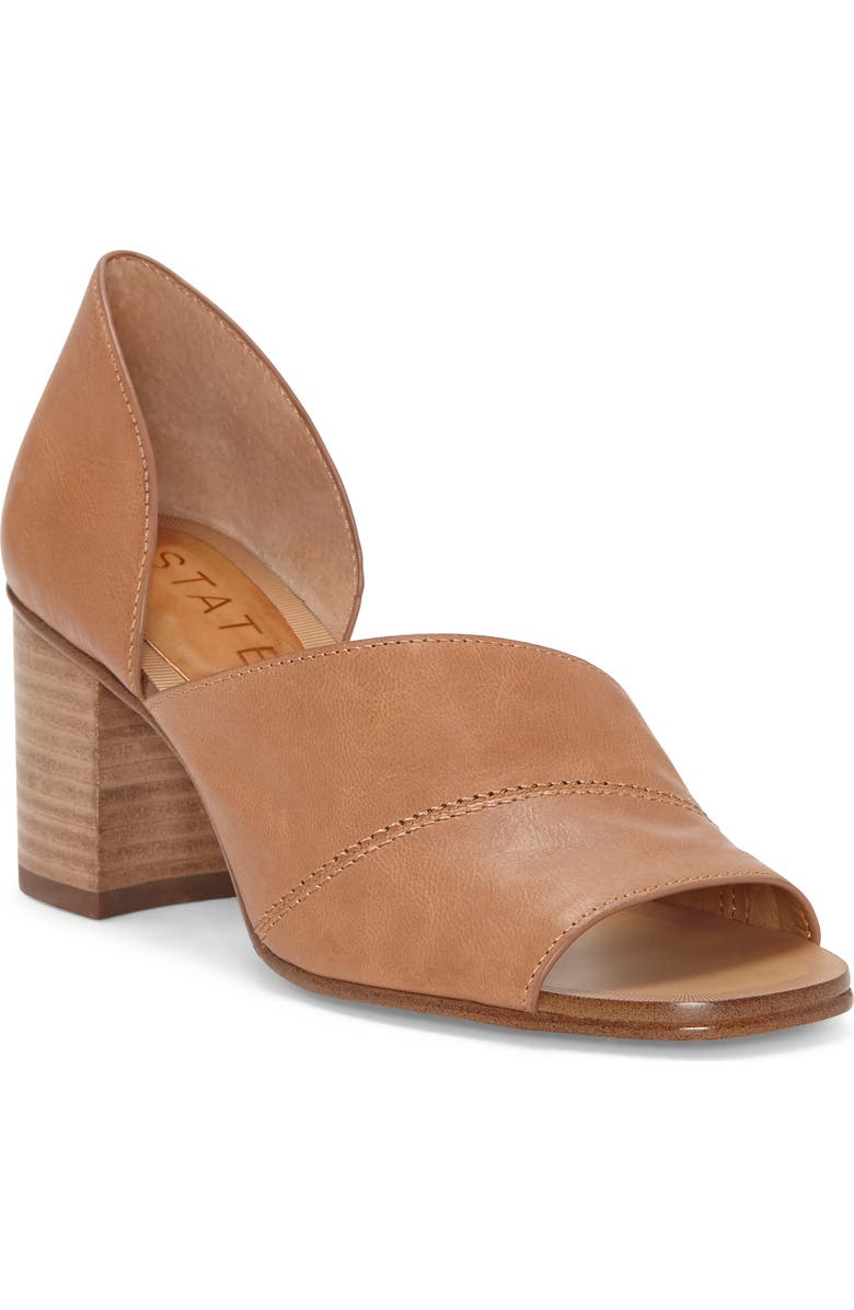 1.STATE Gretta Sandal, Main, color, Carmel Leather