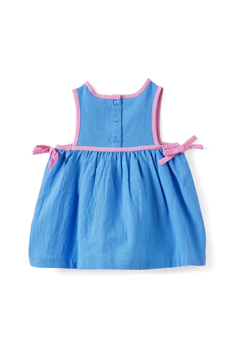 Ellie Woven Dress, Alternate, color, Blue Bonnet