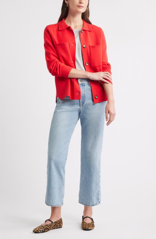 Caslonr Caslon(r) Sweater Shirt Jacket
