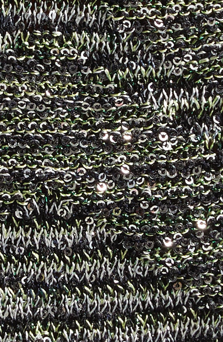 Missoni Space Dye Stripe Knit Camisole, Alternate, color, Space Dyed Black/ Green