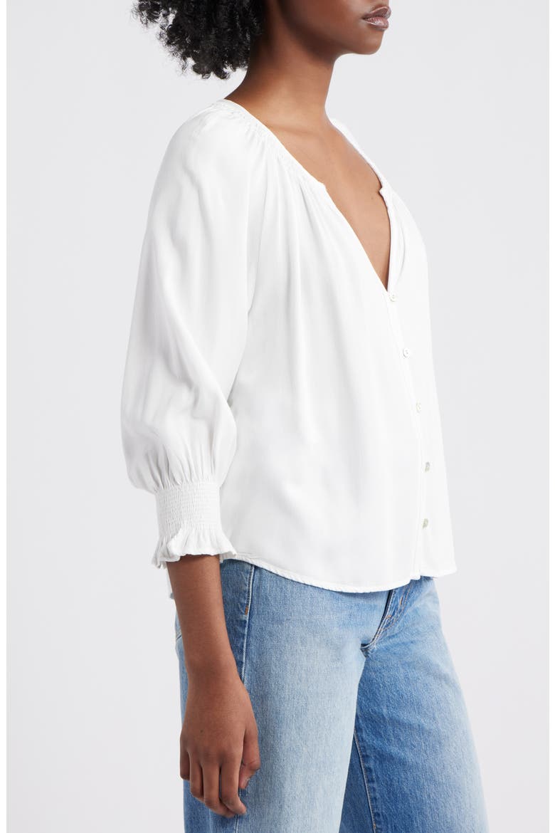Mariah Chambray Shirt, Alternate, color, PEARL
