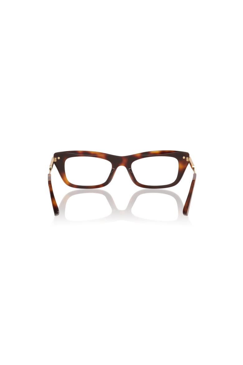 51mm Rectangle optical glasses, Alternate, color, Tortoise