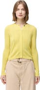 GOBI Mongolian Cashmere Hidden Button-Front Cashmere Silk Cardigan