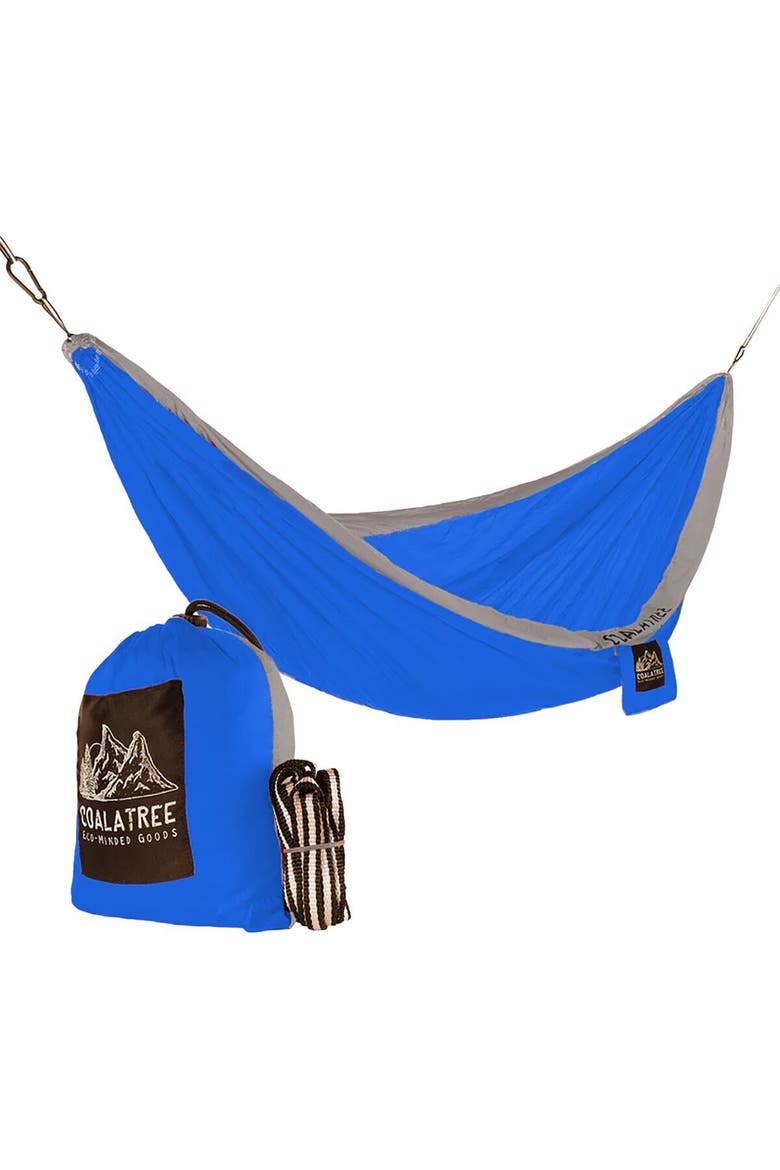 Wanderer Double Hammock, Main, color, Blue/Grey
