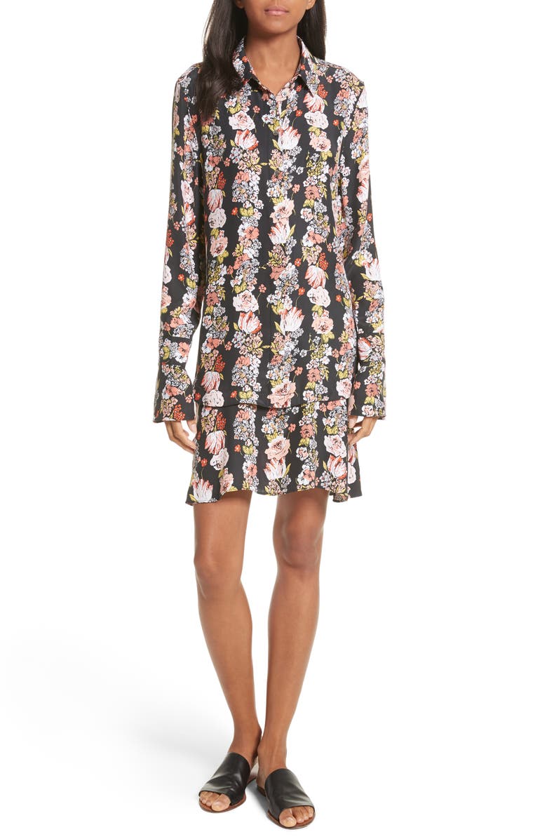 Equipment Daphne Silk Shirtdress, Main, color, 