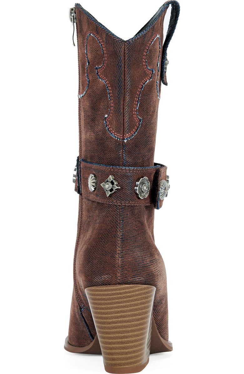 AZALEA WANG Neith Western Boot, Alternate, color, Burnt Orange