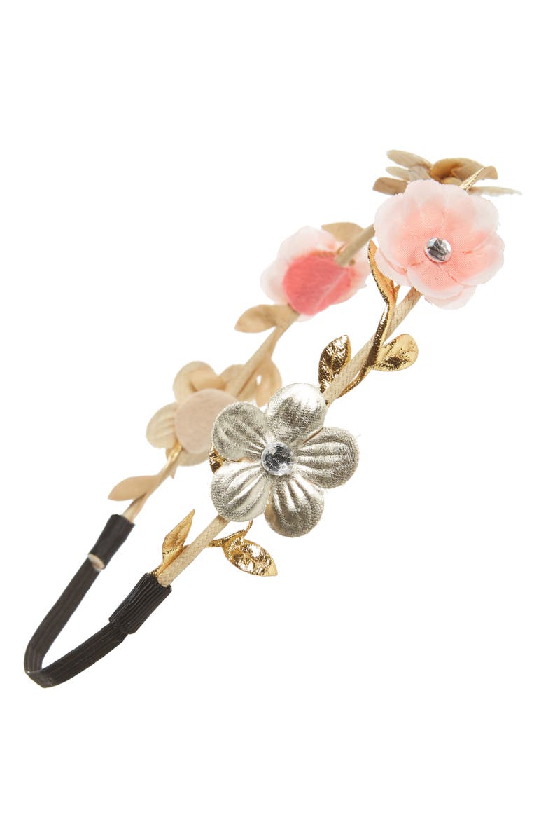 Capelli New York Capelli of New York Crystal Flower Head Wrap, Main, color, 