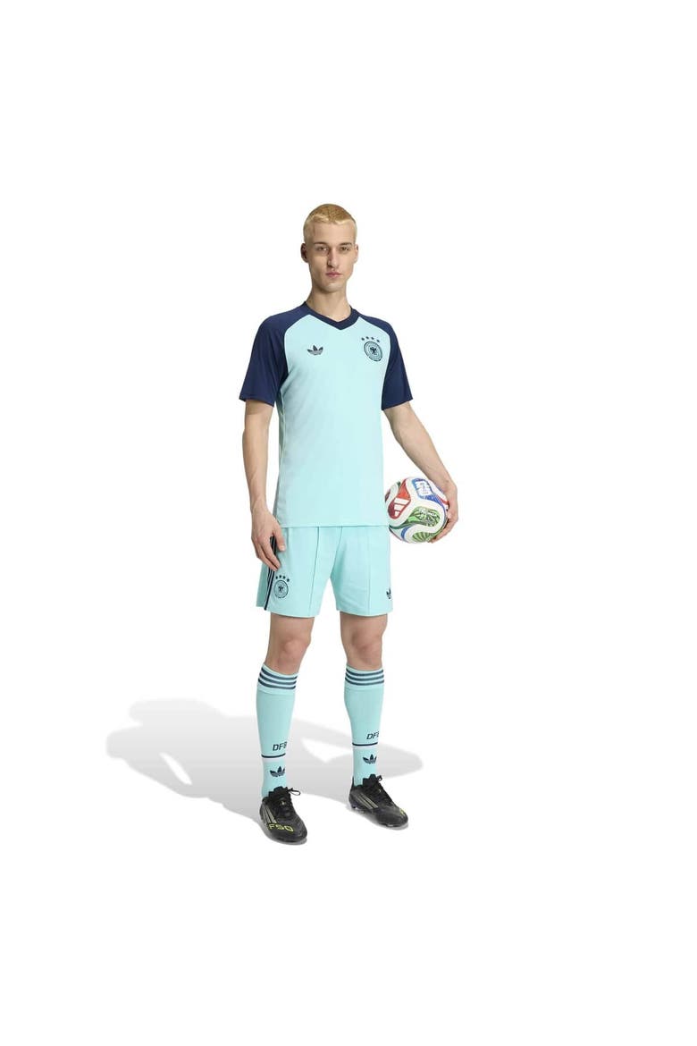 Men's adidas Turquoise Germany National Team 2026 Pre-Match Top, Alternate, color, Turquoise