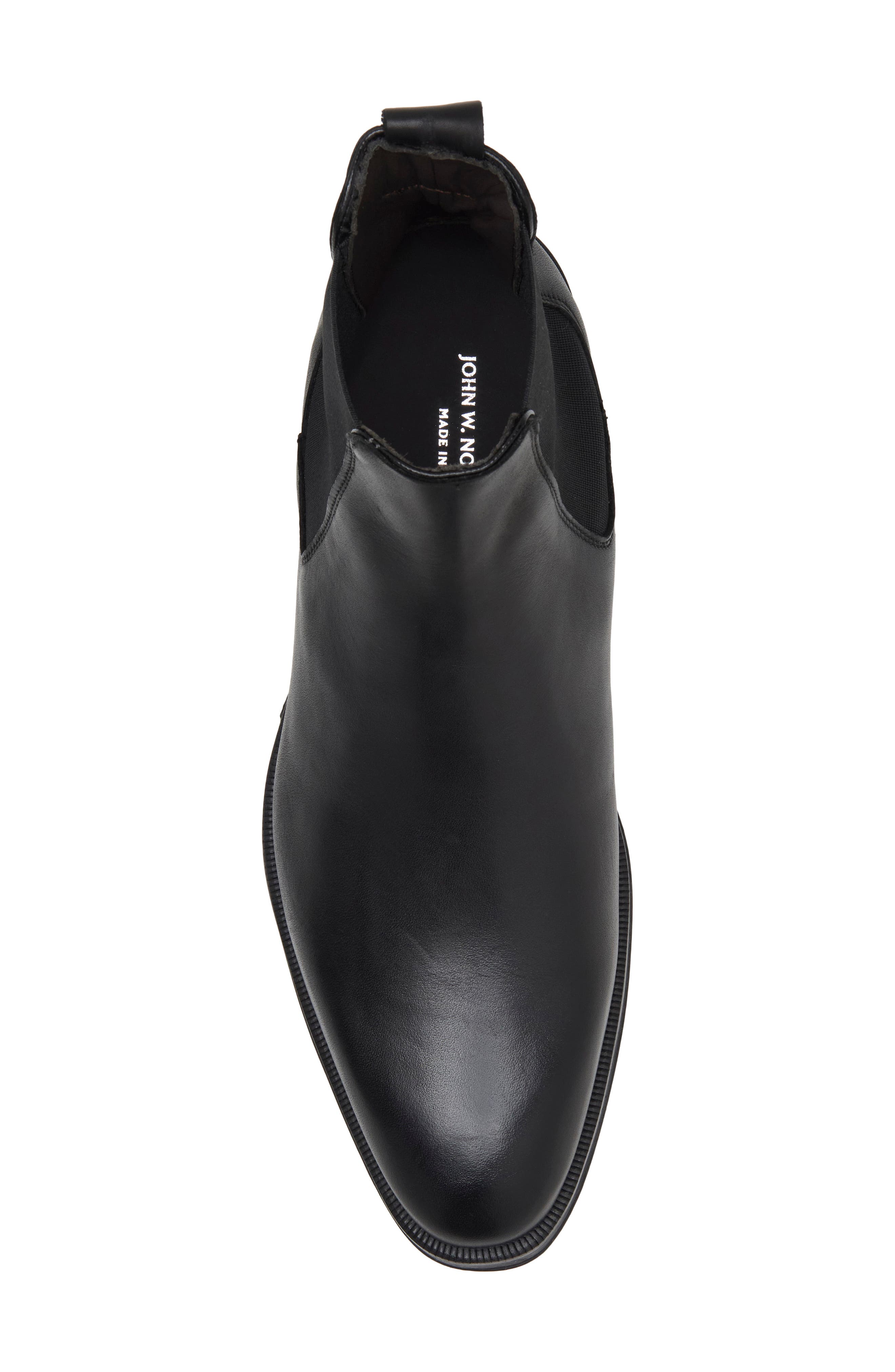 Rivoli Dress Leather Chelsea Boot, Alternate, color, BLACK LEATHER