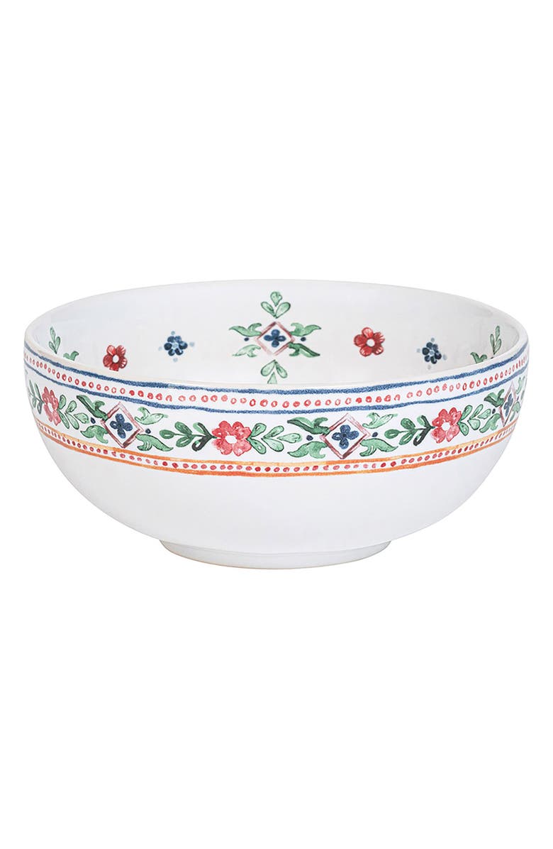 Juliska Heidi Cereal/Ice Cream Bowl, Main, color, White Multi