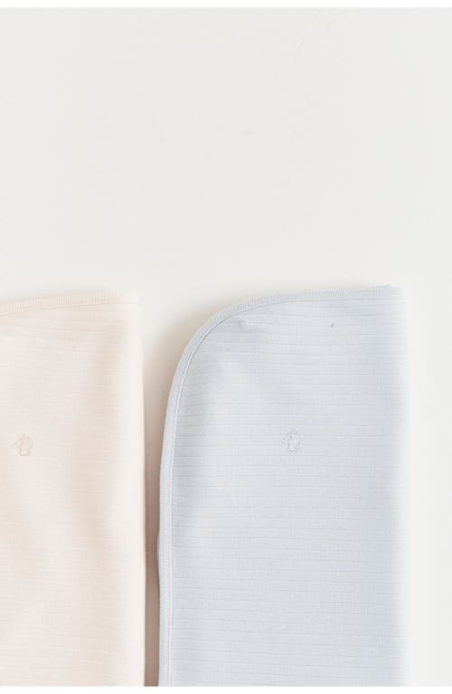 Babycottons Point Receiving Blanket In Grey
