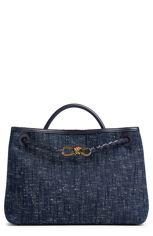 Bottega Veneta Medium Andiamo Denim Shoulder Bag