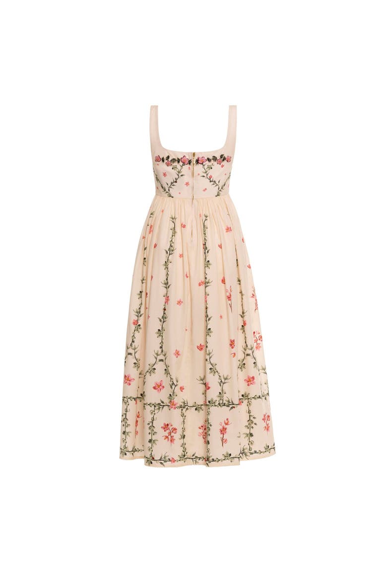 Barbara Cauca Midi Dress, Alternate, color, Multicolor