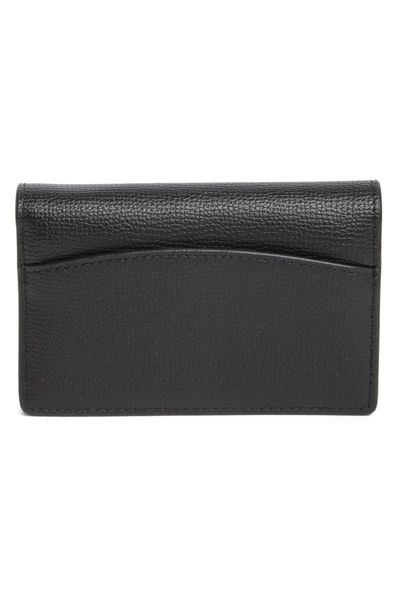 margaux small key ring wallet, Alternate, color, BLACK