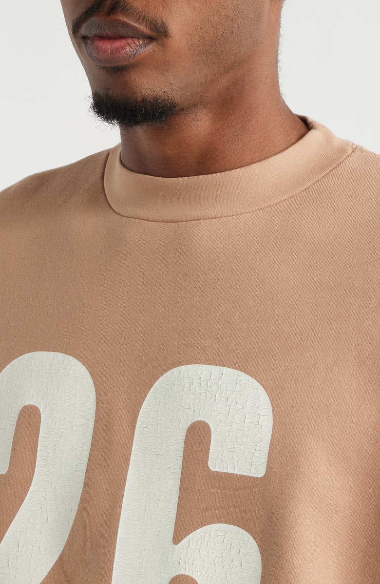 Fear of God Essentials Relaxed Crewneck Sweatshirt, Alternate, color, Washed Ginger