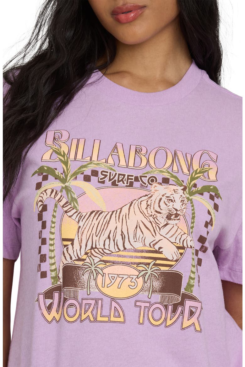 Reach High Oversize Graphic T-Shirt, Alternate, color, VINTAGE VIOLET