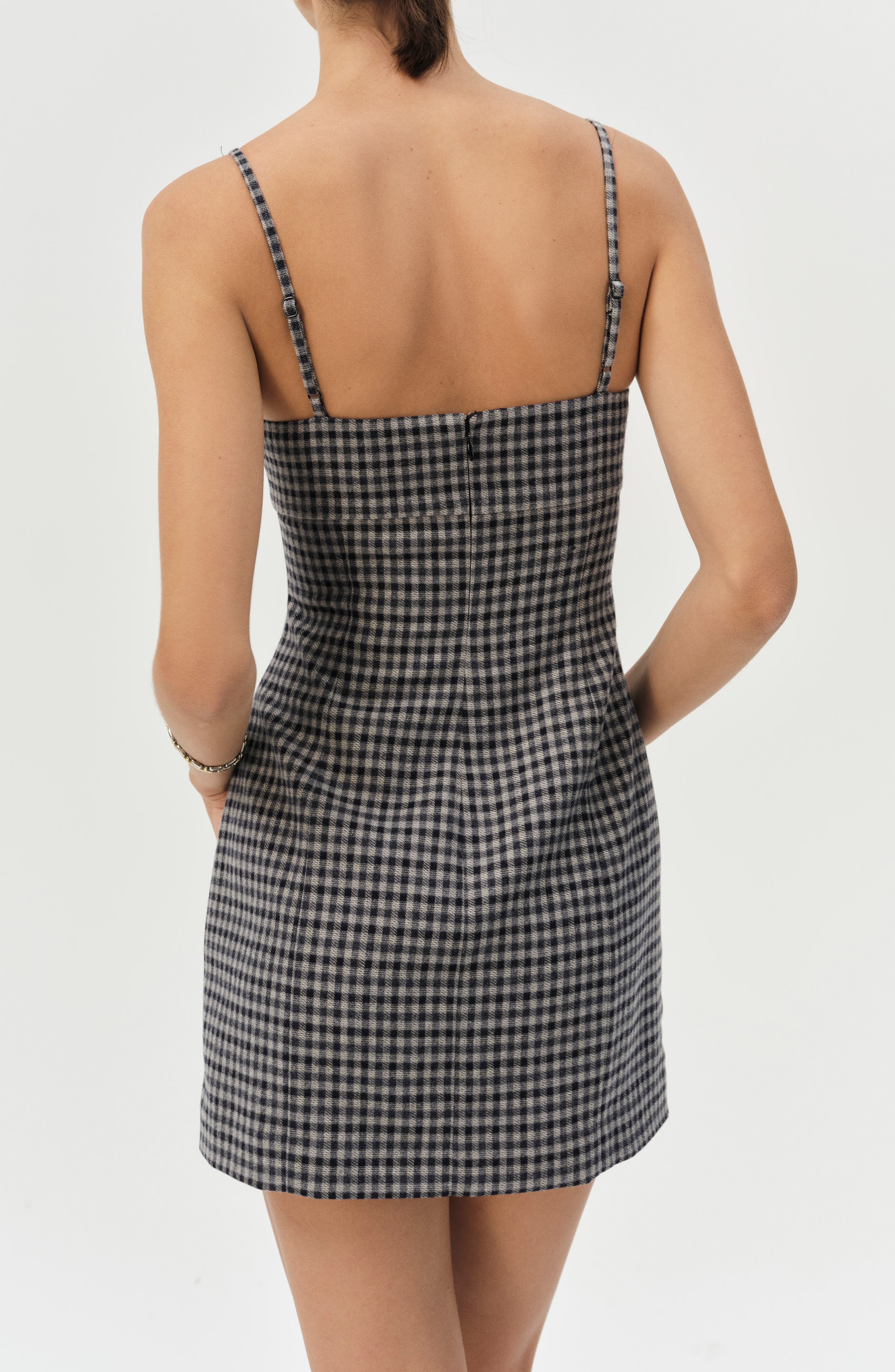 Savannah Plaid Minidress - image 2