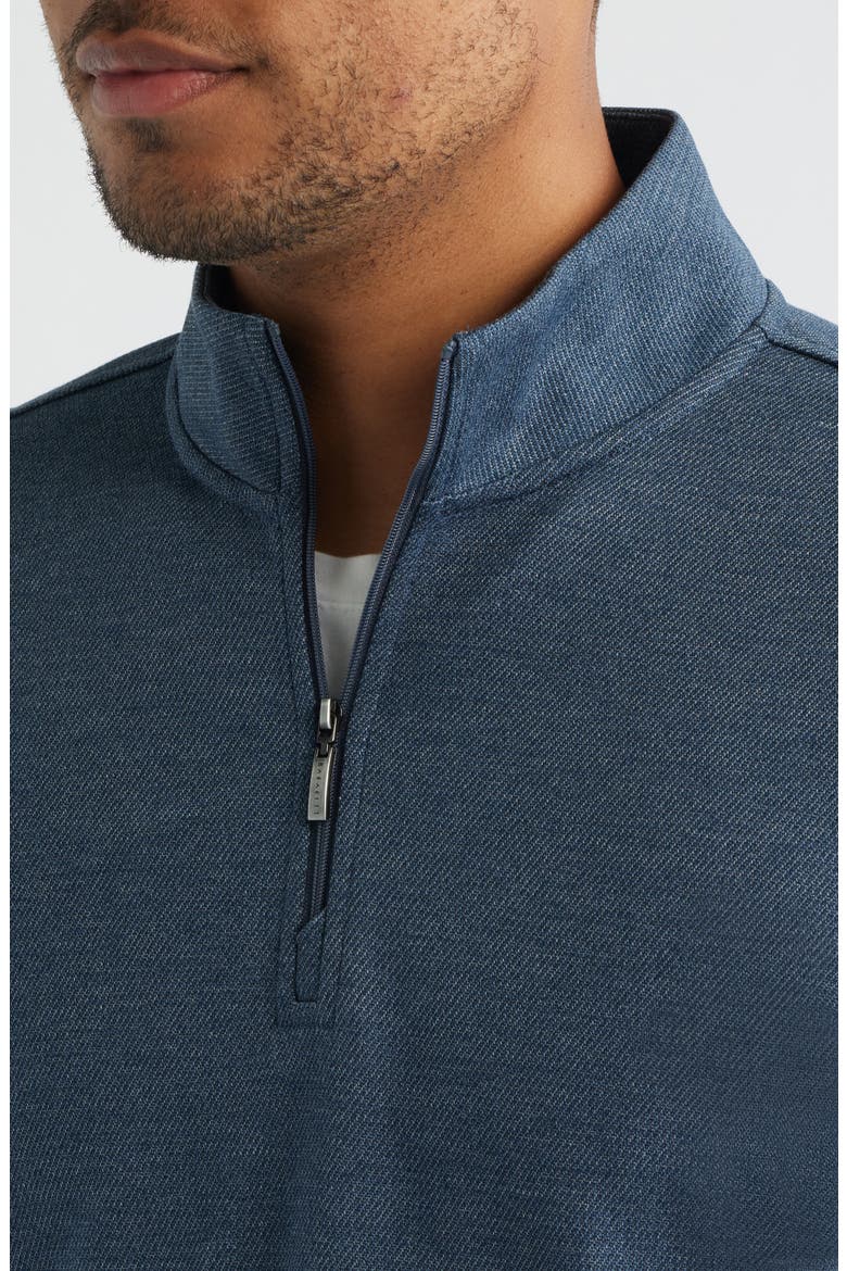 Rupert Quarter Zip Pullover, Alternate, color, NAVY