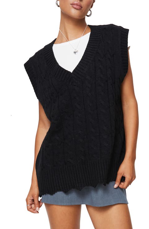 Antonia Cable Sweater Vest