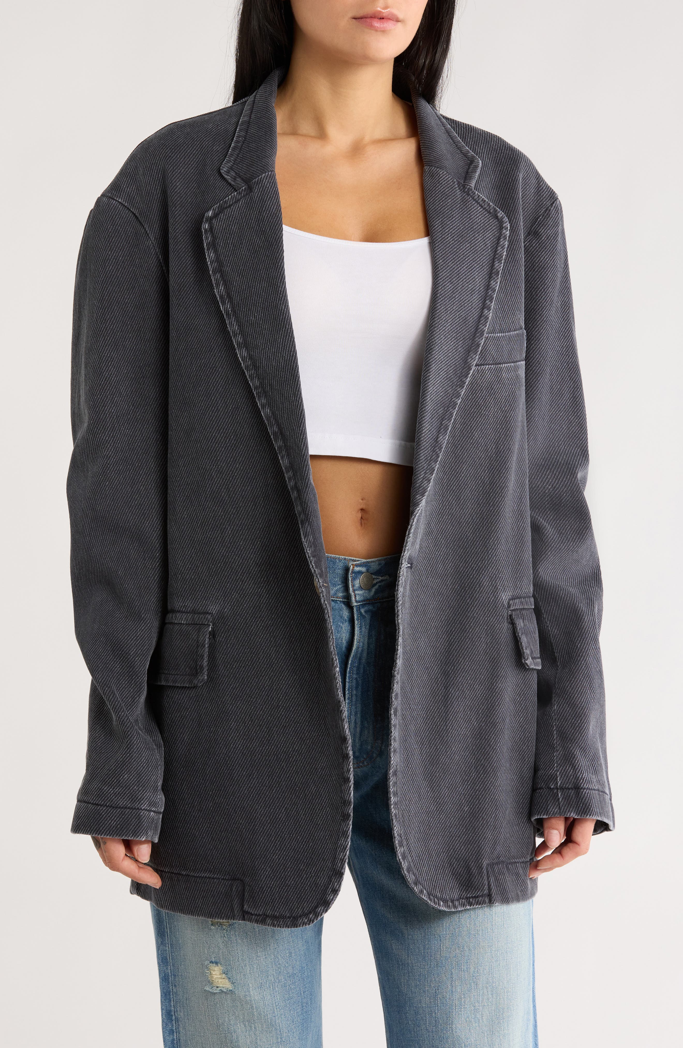 DENIMIST Deconstructed Corduroy Blazer