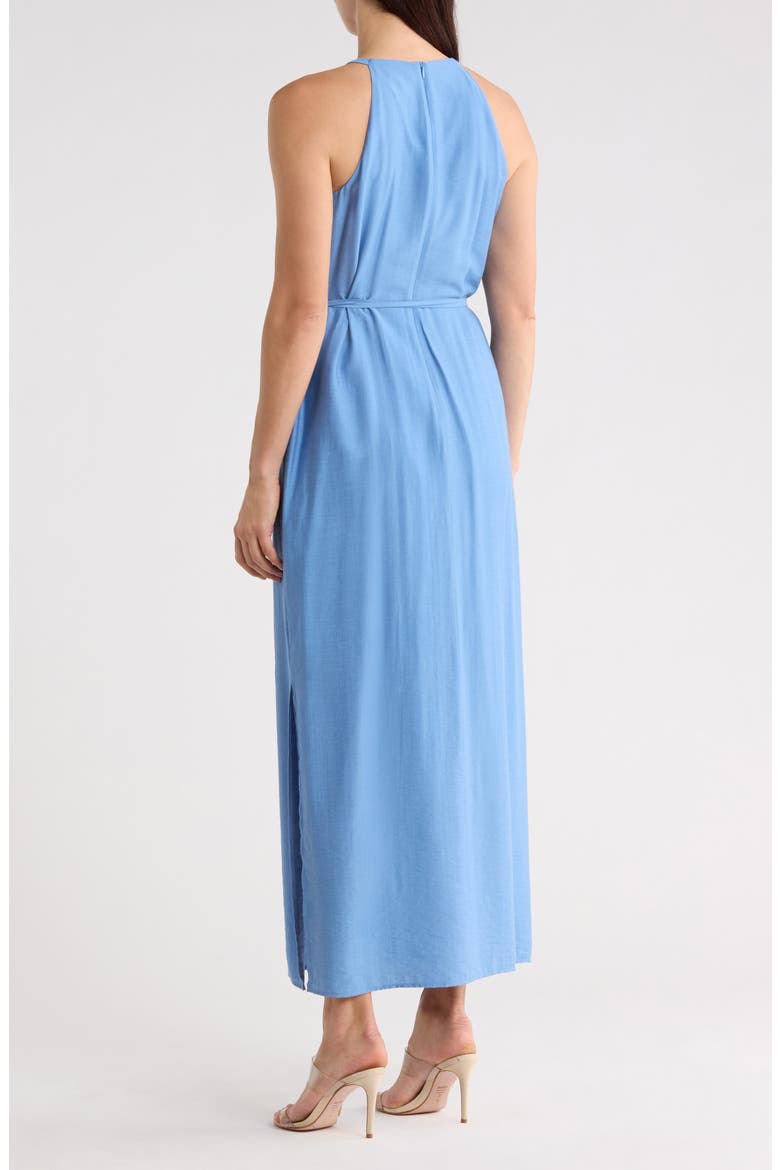 Sleeveless Textured Woven Dress, Alternate, color, PERIWINKLE
