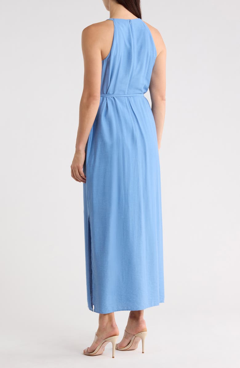 Vince Camuto Sleeveless Textured Woven Dress, Alternate, color, Periwinkle