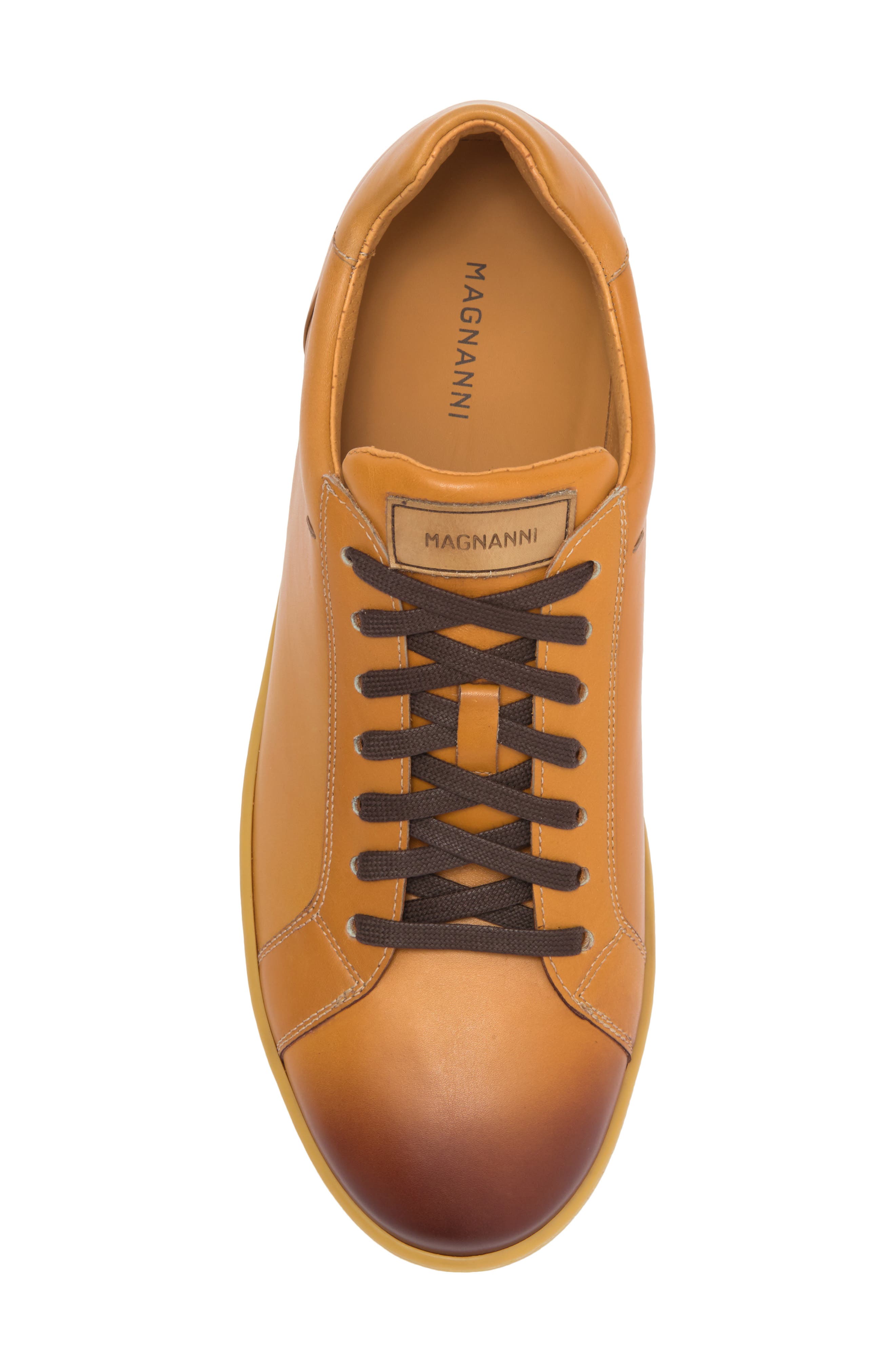 Leather Sneaker, Alternate, color, CANELA