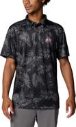 Columbia Men's Columbia Black Ohio State Buckeyes PFG Super Terminal Tackle™ Omni-Shade™ Bangalows Polo