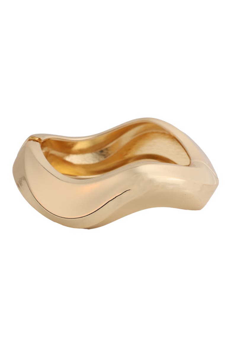 Wave Hinge Bracelet, Main, color, GOLD